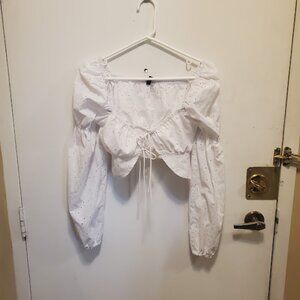 H&M Eyelet Lace Top